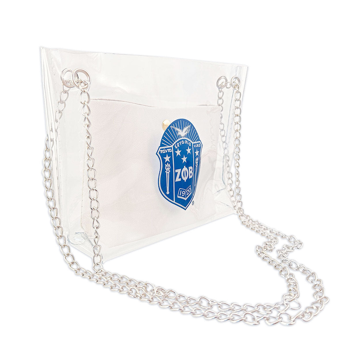 Shoulder Bag Blue Zeta Sorority Purse for Women